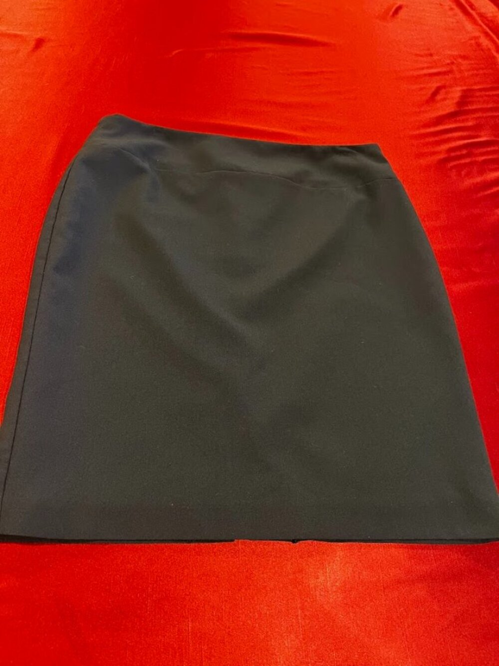 Alfani Black Lined Pencil Skirt Size 10